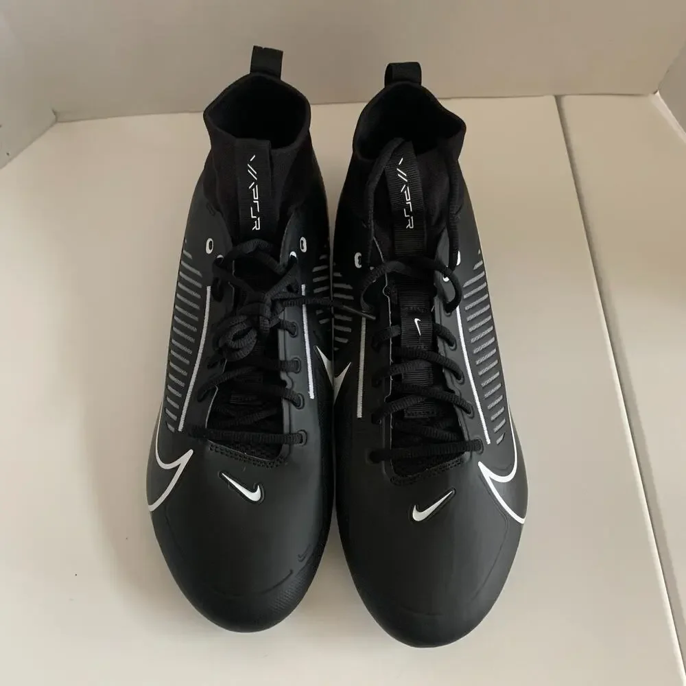 Nike Vapor Edge Pro 360 2 Mens Size 15 Wide Football Cleats FN7760-001 Black NEW